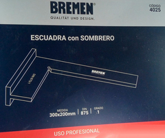 Escuadra Con Sombrero Bremen 90 Grados 300 X 200 Mm 4025 en internet