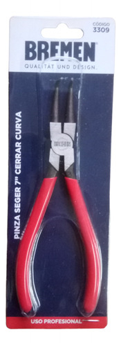 Imagen de Pinza Seeger Seguer 7 Pulgadas Cerrar Curva Prof Bremen 3309