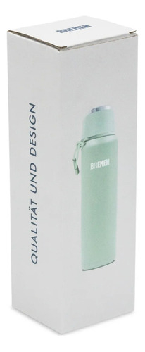 Imagen de Termo Bremen Pico Cebador 600ml 0.6l Verde Acero Inox 8211