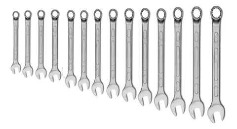 Set Juego 14 Llaves Combinada Acodada 6 A 19mm Ruhlmann