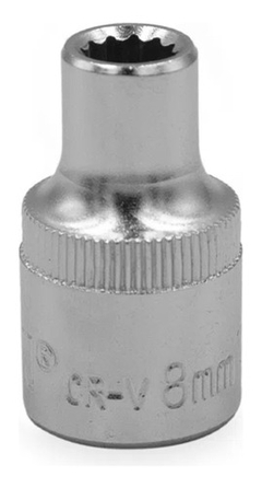 3460 Llave Tubo Bremen 8 Mm Enc 1/2 Estriado Corto