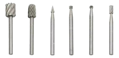 Set 6 Limas Rotativas Eje 1/8 Dremel 32mm Plastico Madera