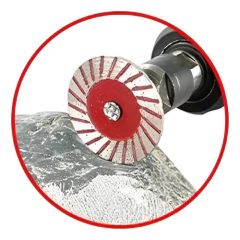 Disco Diamantado Trf 40mm X 2mm Vastago 6mm Ruhlmann Granito en internet