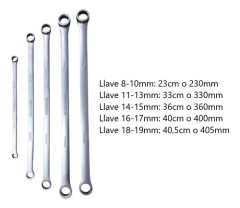 Set Juego 5 Llaves Estriadas Largas Polea Tensores Poly V