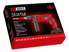 Taladro Percutor Atornillador Electrico 710 W 13 Mm Adv3 en internet