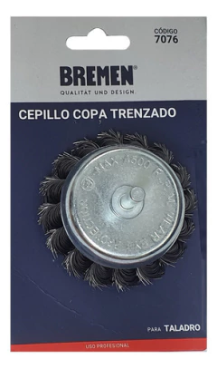 Cepillo Copa Taladro Bremen Acero 3 Pulgadas 75mm 7076