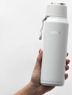 Termo Bremen Pico Cebador 600ml 0.6l Gris Acero Inox 8210 - tienda online