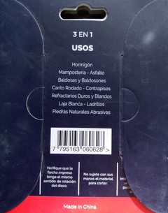 Disco Diamantado Segmentado Turbo 3 En 1 115mm Bremen 6062 - comprar online