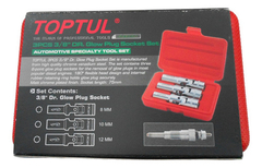 Juego Set Kit 3 Tubo Saca Bujias Diesel 3/8 Pulgada Toptul
