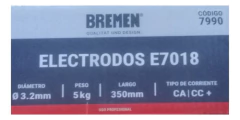 Electrodo Verde E7018 3.2mm X5kg Soldadura 350mm Bremen 7990 - tienda online