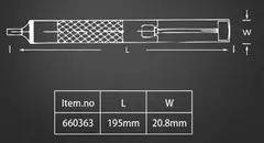 Imagen de Desoldador Aluminio A Piston Chupador De Estaño Harden