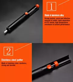 Desoldador Aluminio A Piston Chupador De Estaño Harden en internet
