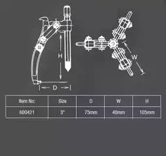 Extractor De Rulemanes Polea 3 Patas De 3 Pulgadas Harden - tienda online