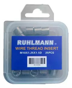 Insertos Para Roscas M10x1.25 25 U Unidades Ruhlmann Ru43056