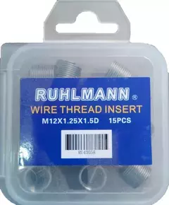 Insertos Para Roscas M12x1.25 15 U Unidades Ruhlmann Ru43058