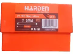 Juego Cuños Marcar Golpe Letras 5mm X27p Harden Profesional - Herramientas Dali