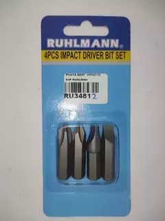 Juego De 4 Puntas De Impacto Ruhlmann Ru34812 - comprar online
