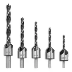 Juego De 5 Mechas Biseladoras Para Madera Bremen 7597