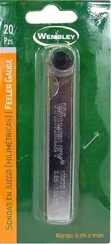 Juego De Sondas Milimetricas 0.05 A 1.00 Mm Wembley 2504 - comprar online