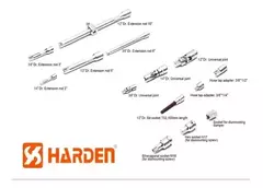 Juego De Tubos Llaves 132 Pz 1/2 3/8 1/4 Harden Mecanico - tienda online