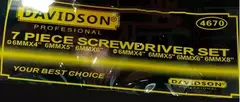 Juego Destornillador Golpe 7 Piezas Mecanica Davidson Da4670 en internet