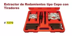 Juego Extractor De Rulemanes Tipo Cepo 12 Piezas Eurotech - comprar online
