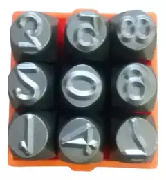 Juego Numero Marcar Golpe 10mm 9 Piezas Prof. Harden 610859 en internet