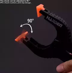 Juego Pinzas Broche Abrazadera Resorte 100mm Harden 54486 en internet
