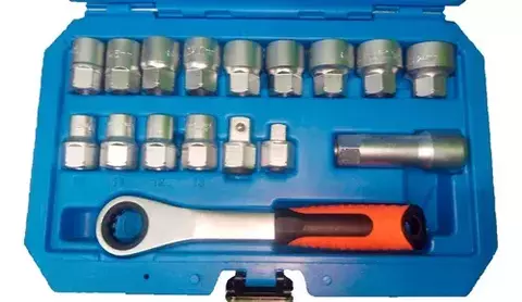 Juego Tubos 17 Pzs 1/2 3/8 Multilock Multifuncion Eurotech