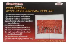 Kit De Extractor Para Estereo 20 Piezas Eurotech Eu3368 - comprar online