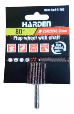 Lija Montada Flap 25mm X 25mm G 80 Harden 611705 - comprar online