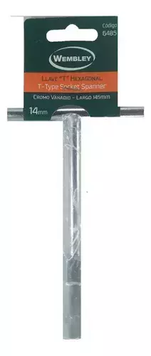 Llave Hexagonal T Corta Wembley 14mm X 145mm 6485