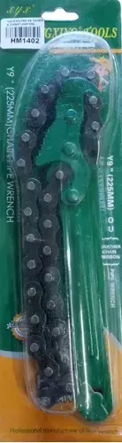 Llave Saca Filtros De Aceite A Cadena Reforzada 9 PuLG 228mm - Herramientas Dali