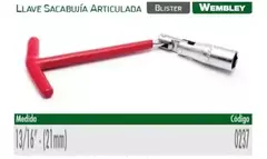 Llave Tipo Sacabujía Articulada 21mm 13/16 Wembley 237 - Herramientas Dali