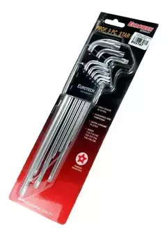 Llaves Torx Estrella 5 Puntas L 9pzs Largas Eurotech Eu2747