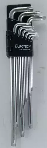 Llaves Torx Estrella 5 Puntas L 9pzs Largas Eurotech Eu2747 - comprar online