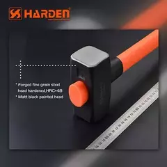 Maza Con Cabo De Fibra 3kg Harden 54224 - Herramientas Dali