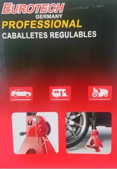 Par Caballetes Para Auto De 6 Tn Eurotech Tripode Eu1180 - Herramientas Dali