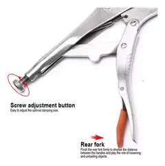 Pinza De Presion Perro Recta 7 Pulgadas 180mm Harden 560603 en internet