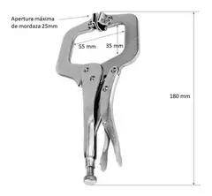 Pinza Perro Presion Atlas Tipo C 6 Pulgadas Ruhlmann Ru35515 - comprar online