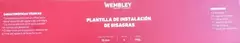 Plantilla Para Instalación De Bisagras Wembley 7934 - comprar online