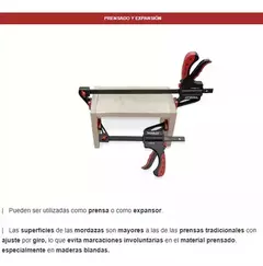 Prensa Sargento Carpintero Wembley 300 Mm Lib Rapid 7734 en internet