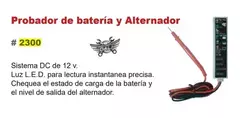 Probador Baterias Alternador Carga Automovil Eurotech Eu2300 en internet