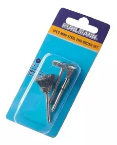 Set Juego Cepillos De Acero Minitorno 3 Pz Ruhlmann Ru8507 - comprar online