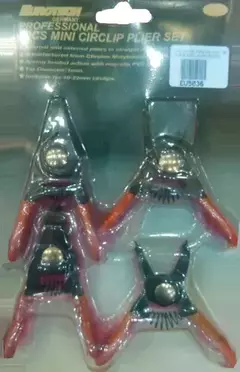 Set Juego De 4 Mini Pinzas Para Anillos Seguer Eurotech - comprar online