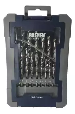 Set Juego De Mechas 19 Piezas 1 - 10 Mm Bremen 7884 en internet
