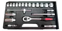 Set Juegos De Tubos Con Crique De 21 Pzs Enc 3/8 Ruhlmann