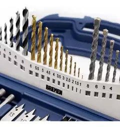 Set Kit Bremen 101 Pz Mechas Puntas Paleta Titanio 7727 - Herramientas Dali