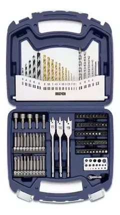 Set Kit Bremen 101 Pz Mechas Puntas Paleta Titanio 7727 - comprar online