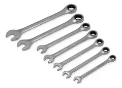 Set Llaves Combinadas Con Crique Bremen 7 Pzs 8 A 19 Mm 7775